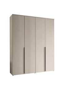 Carryhome Dreht&uuml;renschrank, Kaschmir, Holzwerkstoff, 2 F&auml;cher, 180x225x52 cm, Schlafzimmer, Komplette Schlafzimmer und Serien, Schlafzimmerserien