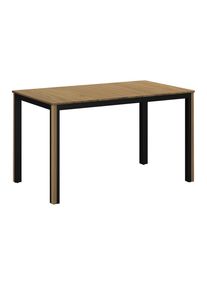 Ambia Garden Gartentisch, Teakfarben, Holz, Metall, Akazie, massiv, rechteckig, eckig, 120x70x68 cm, Holzm&ouml;bel, Holztische, Gartentische Holz