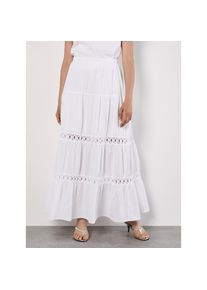 Apricot, Damen, Maxirock &raquo;Maxirock&laquo;, Wei&szlig;, XS (34), Design im Boh&egrave;me-Stil