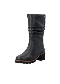 Remonte, Damen, Winterstiefel Stiefel, Blockabsatz, mit slouchy Schaft und TEX-Membrane, schwarz, 41, Klassischer Stiefel mit wasserabweisender, 