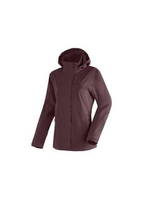 Maier Sports, Damen, Regenjacke &raquo;Metor rec W&laquo; Damen Jacke mit Kapuze, Windjacke wasserdicht atmungsaktiv, Reg. Fit, dunkelbraun, 38, Leichte, 