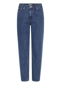 Regular-fit-Jeans Ichi "Damen Jeans IHJULIA", Damen, Gr. 34, L&auml;nge 32, blau (washed dunkelblau), Obermaterial: 100% Baumwolle CO., Jeans Regular-fit-Jeans