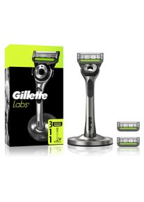 Gillette, Nassrasierer, Labs Rasiersystem mit Halterung und Nachf&uuml;llklingen
