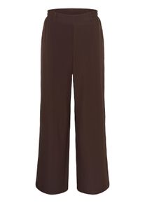 Stoffhose Kaffe "Damen Casual Hose KAbeatrice", Damen, Gr. 38, N-Gr, braun (seal braun), Obermaterial: 92% Polyester PES. 8% Elasthan EL., Hosen Stoffhose