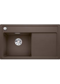 K&uuml;chensp&uuml;le Blanco "ZENAR 45 S-F", braun (cafe), B:84,75cm H:19cm T:49,75cm, Verbundwerkstoff, K&uuml;chensp&uuml;len, K&uuml;chensp&uuml;le, Mit Ablauffernbedienung