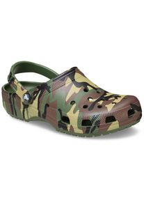 Clog Crocs "Classic", Herren, Gr. 48, gr&uuml;n (army gr&uuml;n, multi), Croslite&trade;, tarnfarben, Schuhe Clog, Hausschuh, Gartenschuh, Sommerschuh im Army-Look