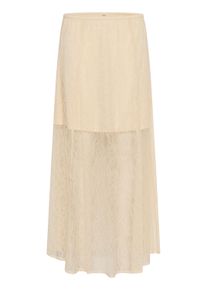 Midirock CULTURE "Damen Rock CUkasi", Damen, Gr. M, grau (oyster gray), Obermaterial: 100% Nylon NY., R&ouml;cke Midirock