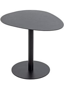 Beistelltisch Gilde "Beistelltisch, organisch, "Organic", Metall, schwarz", schwarz, B:51cm H:42cm T:41cm, 100% Metall, Tische, Beistelltisch, Ablage, Dekoration, modern, Wohnraum, Einrichtung, Stellfl&auml;che