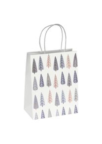 Sigel, Geschenkverpackung, 5 Geschenktaschen Pine trees Motiv 18,0 x 23,0 cm (5x)