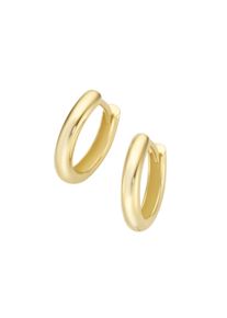 Paar Creolen Luigi Merano "Creolen rund, Durchmesser ca. 13,1 mm, Gold 585", gold, Ohrringe, Damen, Gelbgold 585, Paar Creolen