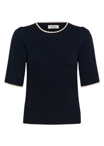 Kurzarmbluse Soaked in Luxury "Damen Kurzarm-Bluse SLLysandra", Damen, Gr. S, blau (salute), Obermaterial: 83% Viskose LENZING ECOVERO CV LenzEcov. 17% Polyamid PA., Blusen Kurzarmbluse