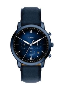 Fossil M&auml;n Analog klocka 'NEUTRA' marinbl&aring; / vit Storlek One Size