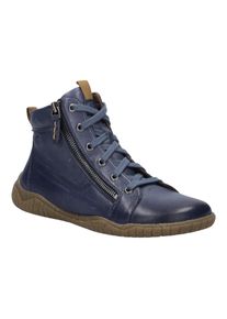 Stiefelette Josef Seibel "Wynona 15, jeans", Damen, Gr. 41, blau (jeans), Obermaterial: 100% Rindsleder Leather cow., Schuhe Stiefelette
