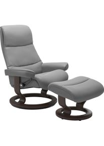 Relaxsessel stressless "View", grau (wild dove batick), B:82cm H:108cm T:81cm, Leder BATICK: BATICK ist ein leicht korrigiertes, durchgef&auml;rbtes und genarbtes M&ouml;belleder, bei dem die meisten Unebenheiten und Spuren in der Regel entfernt wurden.;Leder PALOMA: PALOMA ist ein durchgef&auml;rbtes Semianilin-M&ouml;belleder mit nat&uuml;rlicher Narbung.;ROHLEDER Stoff Q2 FARON: Ein fester zuverl&auml;ssiger Boucl&eacute; mit eine