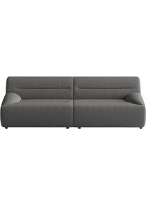 Sit & More Big-Sofa SIT & MORE "Scrabble", grau (anthrazit), B:260cm H:80cm T:100cm, 100% Polyester, Sofas, Big-Sofa, Modernes Design in verschiedenen Stoffarten