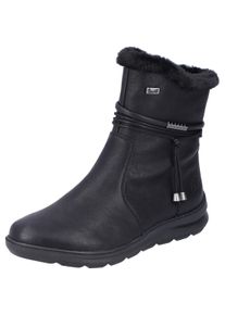 Winterboots Rieker, Damen, Gr. 43, schwarz, Lederimitat, Textil, Schuhe Winterboots, mit wasserabweisender RiekerTEX-Membran