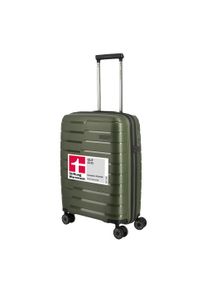 Trolley Travelite "AIR BASE Reisekoffer Hartschale", Damen, Gr. B/H/T: 39cm x 55cm x 20cm 37 l, gr&uuml;n (olive), Polypropylen, Koffer Trolley, widerstandsf&auml;higes Material und cleverer Innenaufteilung