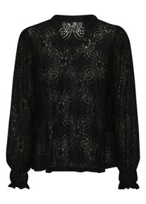 Langarmbluse Culture "Damen Bluse langarm CUolu", Damen, Gr. XS, schwarz, Obermaterial: 70% Polyamid PA. 30% Baumwolle CO., Blusen Langarmbluse
