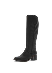 Stiefel Gabor, Damen, Gr. 37,5, Normalschaft, schwarz, Kalbsleder, unifarben, Schuhe Stiefel, Blockabsatz, Langschaftstiefel in Schuhweite G (= weit)
