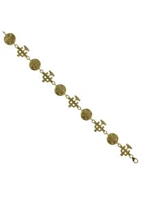 Armband OSTSEE-SCHMUCK "OSTSEE-SCHMUCK Armband Hiddensee Armband Hiddensee", gold (wei&szlig;, neutral), Armb&auml;nder, Damen, 20cm, Silber 925 (Sterlingsilber), Armband