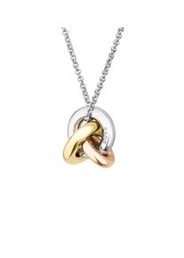 Kette mit Anh&auml;nger BOSS "HARMONIE", rosa (edelstahlfarben, gelbgoldfarben, ros&eacute;goldfarben), Halsketten, Damen, Edelstahl, L: 50,5, Kette mit Anh&auml;nger