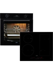 Beko Backofen-Set "Elbe", Energieeffizienz: A, schwarz, Herdsets, Mit AirFry knusprig frittieren im Ofen &ndash; ganz ohne zus&auml;tzliches Fett, Backofen-Set