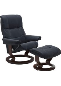 Relaxsessel stressless "Mayfair", blau (shadow blau paloma), B:88cm H:102cm T:77cm, Leder BATICK: BATICK ist ein leicht korrigiertes, durchgef&auml;rbtes und genarbtes M&ouml;belleder, bei dem die meisten Unebenheiten und Spuren in der Regel entfernt wurden.;Leder PALOMA: PALOMA ist ein durchgef&auml;rbtes Semianilin-M&ouml;belleder mit nat&uuml;rlicher Narbung.;ROHLEDER Stoff Q2 FARON: Ein fester zuverl&auml;ssiger Boucl&eacute; mit