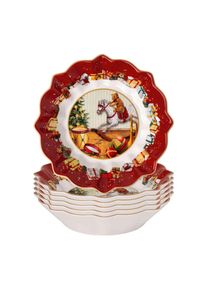 Villeroy & Boch Schale VILLEROY & BOCH "Schalen "Geschenke" Toy's Fantasy &oslash; 16,6 cm 6er Set bunt", bunt, L:16,6cm, Sch&uuml;sseln, Schale