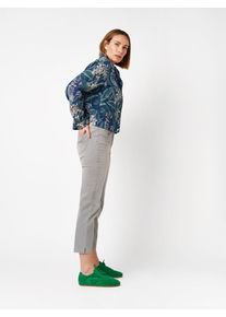 Skinny-fit-Jeans TONI "Perfect Shape 7/8", Damen, Gr. 34, Lang, grau (grau 842), Denim/Jeans, Obermaterial: 79% Baumwolle CO. 11% Polyester PES. 8% Lyocell CLY. 2% Elasthan EL., used, slim fit 7/8-L&auml;nge, Jeans Skinny-fit-Jeans, in 7/8-L&auml;nge