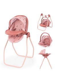 Puppen Autositz BAYER "4in1 Puppen-Autositz mit Wippe, rosa", rosa, Puppenausstattungen, KinderB:49,5cm H:73cm T:40cm, Puppen Autositz, Puppenhochstuhl, -bett, -schaukel oder -trage, B:49,5cm H:73cm T:40cm