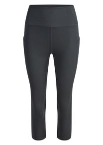 Leggings FABLETICS "Fabletics Hose OASIS HIGH-WAISTED CAPRI", Damen, Gr. S, N-Gr, schwarz, Obermaterial: 82% Polyester PES. 18% Elasthan EL., uni, regular fit, Hosen Leggings, aus weichem Material