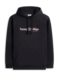 Big & Tall Sizes - Tommy Hilfiger - Hoodie in a cotton blend with label lettering - 4XL