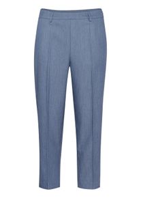 Marlene-Hose Kaffe "Damen Hose KAsakura", Damen, Gr. 42, N-Gr, blau (vintage indigo), Obermaterial: 77% Polyester Pol. recyc.. 18% Viskose CV. 5% Elasthan EL., Hosen Marlene-Hose