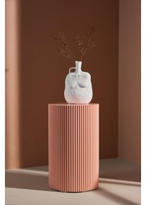 Beistelltisch VENTURE HOME, rosa (pfirsich, pfirsich, pfirsich), B:31cm H:50cm T:31cm, Tische, Beistelltisch, Ablagetisch, MDF, strukturierte Seiten, kompakt, dekorativ