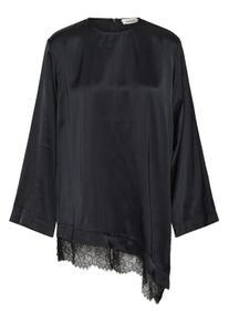 Langarmbluse Soaked in Luxury "Damen Bluse langarm SLVerona", Damen, Gr. M, schwarz, Obermaterial: 54% Polyester PES. 46% Viskose CV., Blusen Langarmbluse