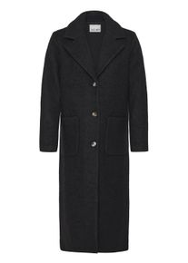 Wintermantel Ichi "Damen Jacke IHSTIPA", Damen, Gr. 40, schwarz, Obermaterial: 50% Polyester PES. 50% Wolle mw., M&auml;ntel Wintermantel