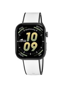 Smartwatch Lotus "Smartwatch", wei&szlig; (wei&szlig;, schwarz, wei&szlig;), Smartwatches, Herren, Smartwatch, Armbanduhr,Herrenuhr,Bluetooth,Steuerung der Smartphone-Kamera,Wecker