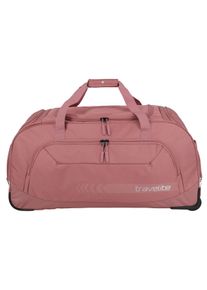 Weichgep&auml;ck-Trolley Travelite "KICK OFF Reisetasche mit Rollen", Damen, Gr. B/H/T: 77cm x 41cm x 38cm 120 l, rosa, Polyester, unifarben, Koffer Weichgep&auml;ck-Trolley, gro&szlig;e Reise- und Freizeittasche &ndash; ideal als Reisegep&auml;ck