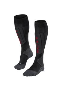Kniestr&uuml;mpfe Falke "SK5 Expert", Damen, Gr. 41-42, schwarz (schwarz, mix (3010)), Obermaterial: 52% Polypropylen PP. 25% Polyamid PA. 22% Seide silk. 1% Elasthan EL., Socken Kniestr&uuml;mpfe