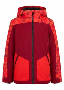 Skijacke Ziener "ARNU-Z AQUASHIELD JUNIOR", Kinder, Gr. 176, rot (wine pigment), Obermaterial: 100% Polyester. Obermaterial 2: 100% Polyester. Futter: 100% Polyamid. Futter 2: 100% Polyester. Wattierung: 100% Polyester, Jacken Skijacke, wasser- u. winddicht, atmungsaktiv, warm, reflektierende Elemente
