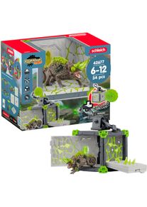 Spielfigur Schleich "ELDRADOR CREATURES, BattleCave Steincham&auml;leons (42677)", bunt, Spielfiguren, Kinder, Kunststoff, Spielfigur