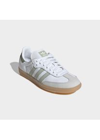 Sneaker adidas originals "SAMBA OG", Damen, Gr. 43, gr&uuml;n (cloud wei&szlig;, halo gr&uuml;n, tent gr&uuml;n), Leder, Schuhe Sneaker, Topseller