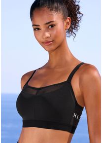 Sport-BH Venice Beach, Damen, Gr. 80, Cup C, schwarz, Obermaterial: 82% Polyamid, 18% Elasthan, BHs Sport-BH