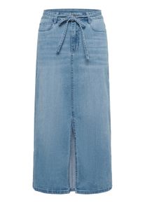 Jeansrock Kaffe "Damen Denimrock KAsarah", Damen, Gr. 34, blau (light blau denim), Obermaterial: 74% Baumwolle CO. 14% Viskose CV. 11% Polyester PES. 1% Elasthan EL., R&ouml;cke Jeansrock