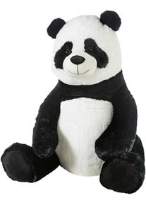 Kuscheltier Heunec "Panda XXL, 100 cm", schwarz (schwarz, wei&szlig;), Pl&uuml;schfiguren, KinderH:100cm, Pl&uuml;sch, Kuscheltier, H:100cm