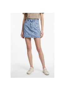 Only, Damen, Jeansrock &raquo;ONLSTELLA DAISY SHORT SKIRT DNM AZG&laquo;, Light Blue Denim Detail:DAISY EMB, L (40), Denim Minirock von Only