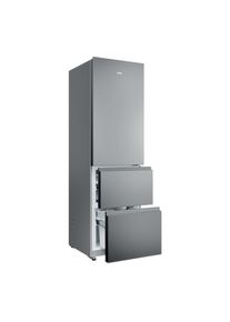 Haier K&uuml;hl-/Gefrierkombination "HTR3518ENMX", Energieeffizienz: E, silber (edelstahl), Rechtsanschlag, NoFrost, K&uuml;hlschr&auml;nke, Easy Access-Gefrierschubladen: Alles schnell gefunden, K&uuml;hl-/Gefrierkombination