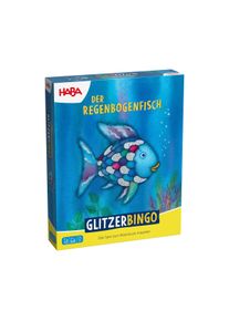 Spiel Haba "Der Regenbogenfisch &ndash; Glitzer-Bingo", bunt, Spiele, Kinder, Spiel