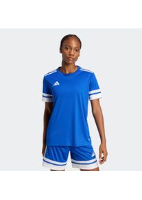 Fu&szlig;balltrikot adidas Performance "SQUADRA 25 TRIKOT", Damen, Gr. M, blau (royal blau, wei&szlig;), Obermaterial: 100% Polyester, Rundhals, Trikots Fu&szlig;balltrikot