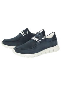 Schn&uuml;rschuh Sioux "Mokrunner-D-007", Damen, Gr. 37 (UK 4), blau (dunkelblau), Obermaterial: 100% Ziegenveloursleder GOVL. 100% Gummi rubber., Schuhe Schn&uuml;rschuh